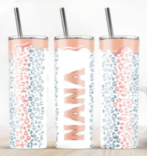 Nana Colorful leopard Tumbler