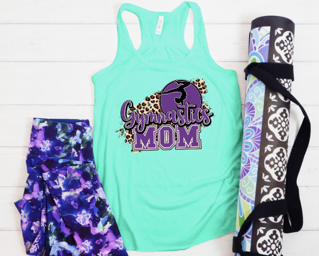 Purple Gymnastics Mom(ADULT)