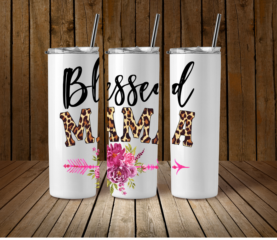 Blessed Mama Tumbler